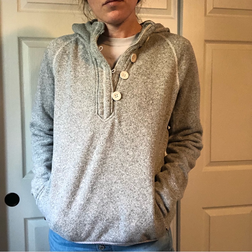 North Face Half Button Women's Hoodie - XL